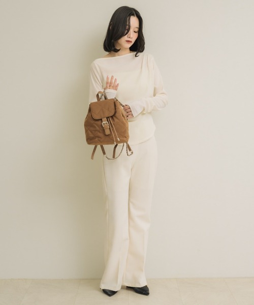 NEUNA（ヌナ）の「キルティングリュック（バックパック/リュック・レディース・ブラック/ブラウン・FREE）」の22枚目の写真