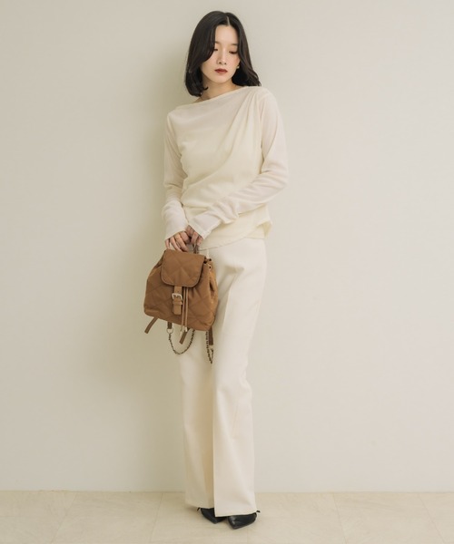 NEUNA（ヌナ）の「キルティングリュック（バックパック/リュック・レディース・ブラック/ブラウン・FREE）」の5枚目の写真