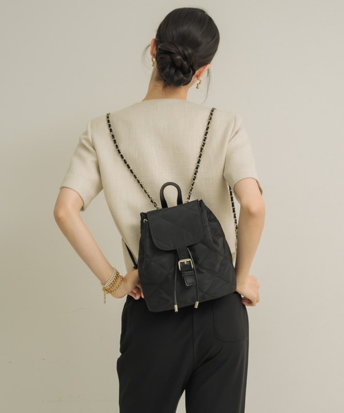 NEUNA（ヌナ）の「キルティングリュック（バックパック/リュック・レディース・ブラック/ブラウン・FREE）」の21枚目の写真