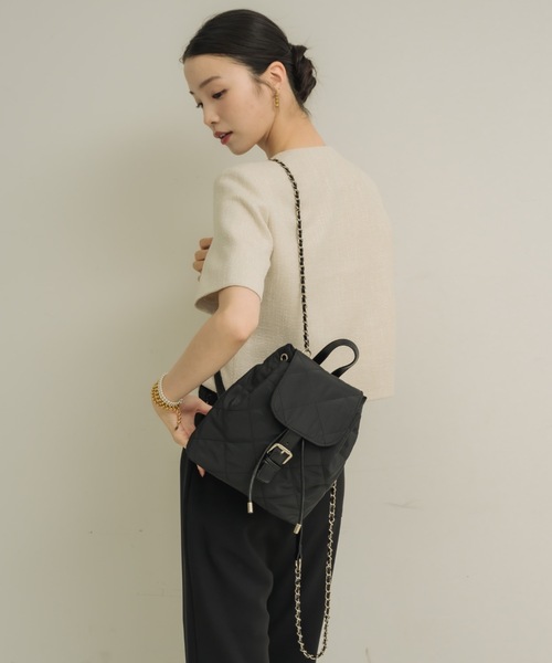 NEUNA（ヌナ）の「キルティングリュック（バックパック/リュック・レディース・ブラック/ブラウン・FREE）」の18枚目の写真