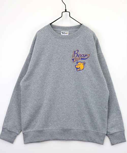 Burner（バーナー）の「【GROOVY STORE】アメカジスウェットクルーワイドシルエット裏起毛（スウェット・メンズ・ホワイト×グレー/杢グレー/ブラック/スモーキーグリーン系/スミクロ/グリーン系その他/ネイビー系1/ホワイト/ライトブラック/ホワイト系その他3/ホワイト系その他/ブラウン/ブラック系その他2/スモークピンク/ブラック系その他3/ネイビー系/ホワイト系その他2/ブラック系その他/ダークグリーン/霜降りグレー/ブラック系その他4/グレー系/ホワイト系その他4/ダークグリーン系2/ブラック系その他5/ネイビー系2/ブラック系その他7/ホワイト系その他5/ホワイト系その他6/グレー系2/ネイビー系3/ブラック系その他6・LL/M/L）」の22枚目の写真