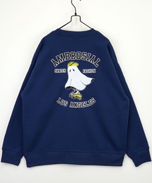 【GROOVY STORE】アメカジスウェットクルーワイドシルエット裏起毛