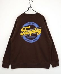 【GROOVY STORE】アメカジスウェットクルーワイドシルエット裏起毛