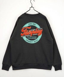 【GROOVY STORE】アメカジスウェットクルーワイドシルエット裏起毛