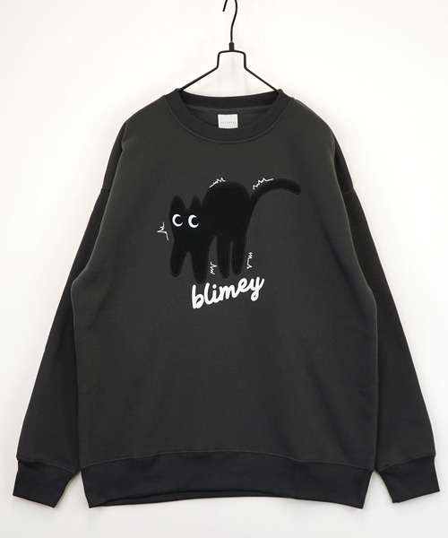 Burner（バーナー）の「【GROOVY STORE】アメカジスウェットクルーワイドシルエット裏起毛（スウェット・メンズ・ホワイト×グレー/杢グレー/ブラック/スモーキーグリーン系/スミクロ/グリーン系その他/ネイビー系1/ホワイト/ライトブラック/ホワイト系その他3/ホワイト系その他/ブラウン/ブラック系その他2/スモークピンク/ブラック系その他3/ネイビー系/ホワイト系その他2/ブラック系その他/ダークグリーン/霜降りグレー/ブラック系その他4/グレー系/ホワイト系その他4/ダークグリーン系2/ブラック系その他5/ネイビー系2/ブラック系その他7/ホワイト系その他5/ホワイト系その他6/グレー系2/ネイビー系3/ブラック系その他6・LL/M/L）」の15枚目の写真