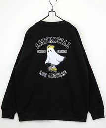 【GROOVY STORE】アメカジスウェットクルーワイドシルエット裏起毛