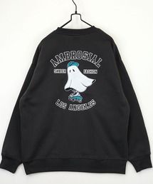 【GROOVY STORE】アメカジスウェットクルーワイドシルエット裏起毛