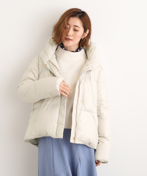 BOSS アイボリー ダウンジャケット 未使用 S LEPSIM（レプシィム） ダウンコート ダウンジャケット エアサーマル