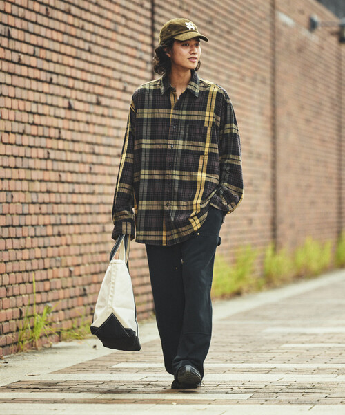 FREAK'S STORE(フリークスストア)の「ワイドシルエット ダブルニー スウェットパンツ(スウェットパンツ・メンズ・ブラック/ライトグレー/チャコールグレー・MEDIUM/LARGE)」の7枚目の写真