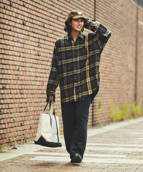 FREAK'S STORE(フリークスストア)の「ワイドシルエット ダブルニー スウェットパンツ(スウェットパンツ・メンズ・ブラック/ライトグレー/チャコールグレー・MEDIUM/LARGE)」の8枚目の写真