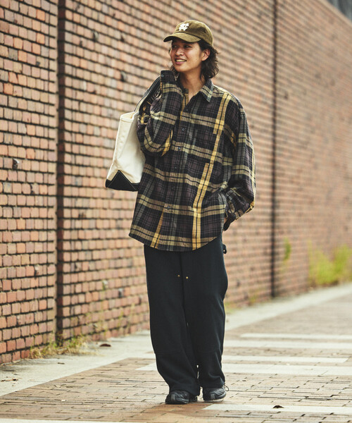 FREAK'S STORE(フリークスストア)の「ワイドシルエット ダブルニー スウェットパンツ(スウェットパンツ・メンズ・ブラック/ライトグレー/チャコールグレー・MEDIUM/LARGE)」の9枚目の写真