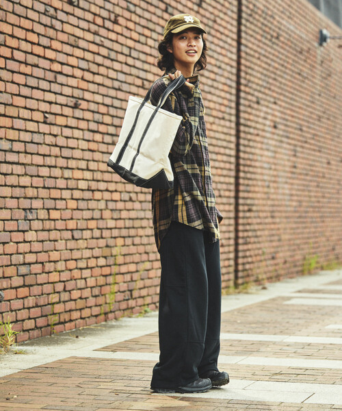 FREAK'S STORE(フリークスストア)の「ワイドシルエット ダブルニー スウェットパンツ(スウェットパンツ・メンズ・ブラック/ライトグレー/チャコールグレー・MEDIUM/LARGE)」の10枚目の写真