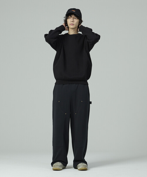 ワイドシルエット ダブルニー スウェットパンツ（スウェットパンツ