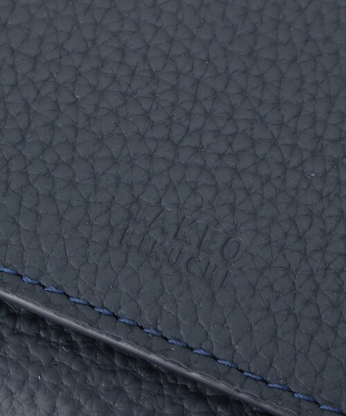 TAKEO KIKUCHI(タケオキクチ)の「ソフトシュリンクレザー三つ折り財布(財布・メンズ・ブルー系その他/ブラック/ダークオレンジ/ダークグリーン・00)」の12枚目の写真