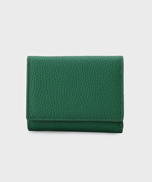 TAKEO KIKUCHI(タケオキクチ)の「ソフトシュリンクレザー三つ折り財布(財布・メンズ・ブルー系その他/ブラック/ダークオレンジ/ダークグリーン・00)」の17枚目の写真