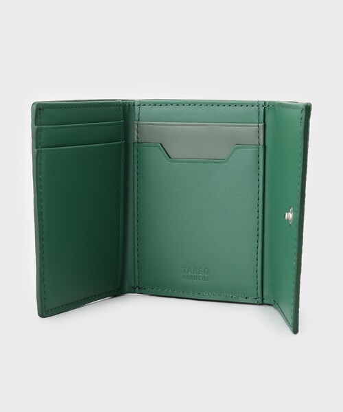 TAKEO KIKUCHI(タケオキクチ)の「ソフトシュリンクレザー三つ折り財布(財布・メンズ・ブルー系その他/ブラック/ダークオレンジ/ダークグリーン・00)」の18枚目の写真