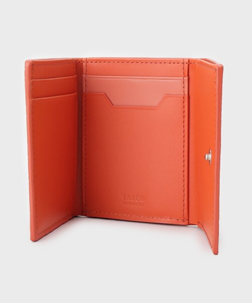 TAKEO KIKUCHI(タケオキクチ)の「ソフトシュリンクレザー三つ折り財布(財布・メンズ・ブルー系その他/ブラック/ダークオレンジ/ダークグリーン・00)」の20枚目の写真