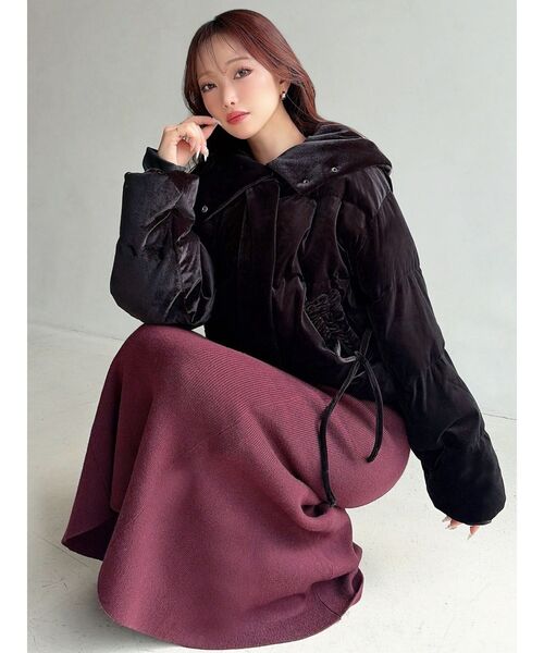 セール】リボンデザインダウンジャケット（ダウンジャケット/コート