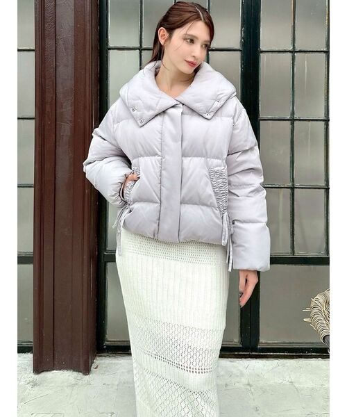 RESEXXY（リゼクシー）の「リボンデザインダウンジャケット（ダウンジャケット/コート・レディース・ブラック/ホワイト/パープル・FREE）」の21枚目の写真