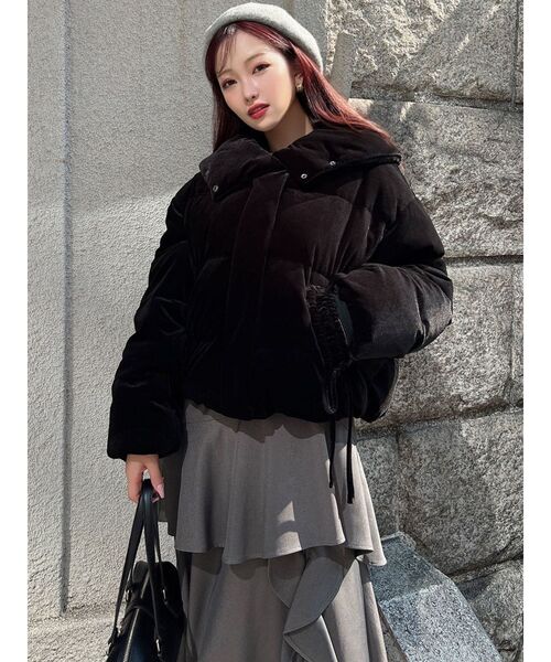 セール】リボンデザインダウンジャケット（ダウンジャケット/コート