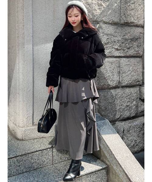 セール】リボンデザインダウンジャケット（ダウンジャケット/コート