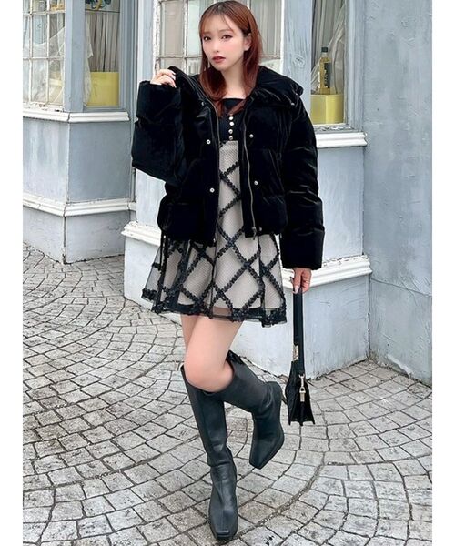 セール】リボンデザインダウンジャケット（ダウンジャケット/コート