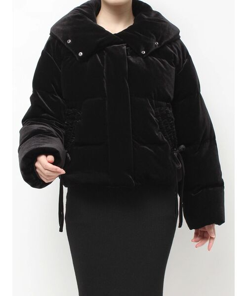 RESEXXY（リゼクシー）の「リボンデザインダウンジャケット（ダウンジャケット/コート・レディース・ブラック/ホワイト/パープル・FREE）」の13枚目の写真