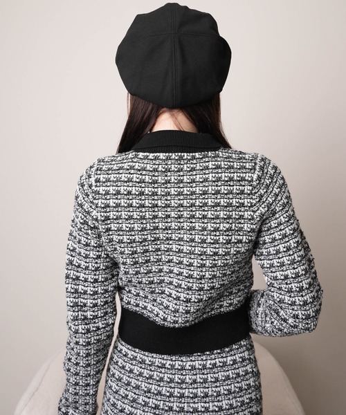 LIPSERVICE（リップサービス）の「2wayカラーツイードニットカーディガン（カーディガン/ボレロ・レディース・ブラック/ボルドー/アイボリー・FREE）」の11枚目の写真