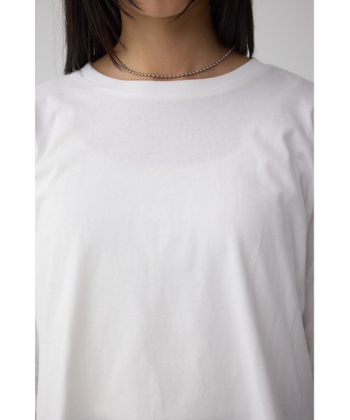 AZUL by moussy(アズールバイマウジー)の「アソートレイヤードペプラムトップス(Tシャツ/カットソー・レディース・ブラック/ホワイト・FREE)」の9枚目の写真