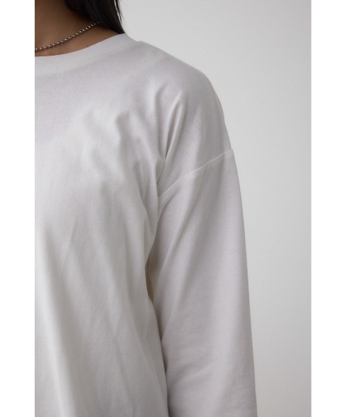 AZUL by moussy(アズールバイマウジー)の「アソートレイヤードペプラムトップス(Tシャツ/カットソー・レディース・ブラック/ホワイト・FREE)」の10枚目の写真