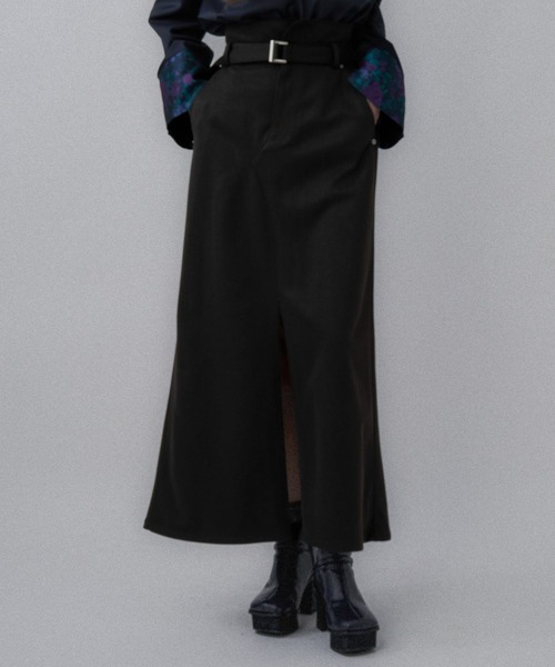 HARE（ハレ）の「ミニヘリンボーンナロースカート(HARE)（スカート・レディース・グレー/ブラック・FREE）」の17枚目の写真