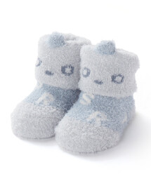 SLAP SLIP BABY | 【お揃い】アニマルウサギクマロボットもこもこソックス(9~12cm)(ベビーシューズ/ベビーソックス)