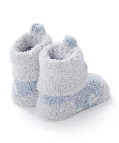 SLAP SLIP BABY（スラップスリップベビー）の「【お揃い】アニマルウサギクマロボットもこもこソックス(9~12cm)（ベビーシューズ/ベビーソックス・キッズ・ベージュ/ピンク/ブルー・FREE）」の9枚目の写真