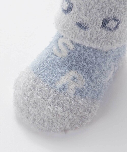SLAP SLIP BABY（スラップスリップベビー）の「【お揃い】アニマルウサギクマロボットもこもこソックス(9~12cm)（ベビーシューズ/ベビーソックス・キッズ・ベージュ/ピンク/ブルー・FREE）」の12枚目の写真