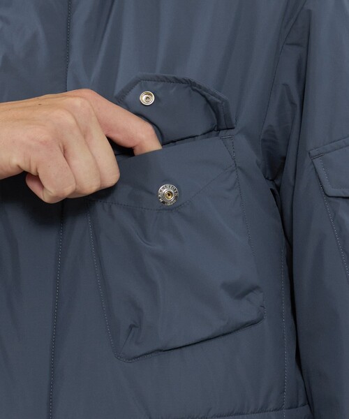 MACKINTOSH LONDON（マッキントッシュ ロンドン）の「【BERWICK】【HEAVENRY LIGHT CLOUD】ライトウェイトコーチジャケット（ブルゾン・メンズ・ブラック/ブルー・40/42/38）」の19枚目の写真