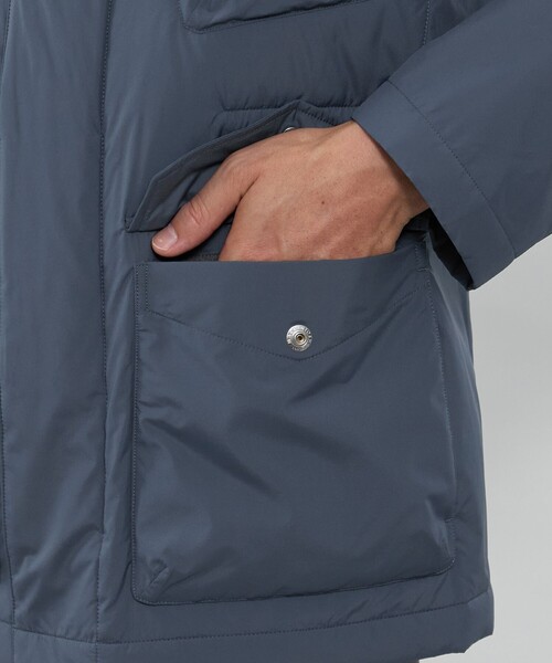 MACKINTOSH LONDON（マッキントッシュ ロンドン）の「【BERWICK】【HEAVENRY LIGHT CLOUD】ライトウェイトコーチジャケット（ブルゾン・メンズ・ブラック/ブルー・40/42/38）」の3枚目の写真