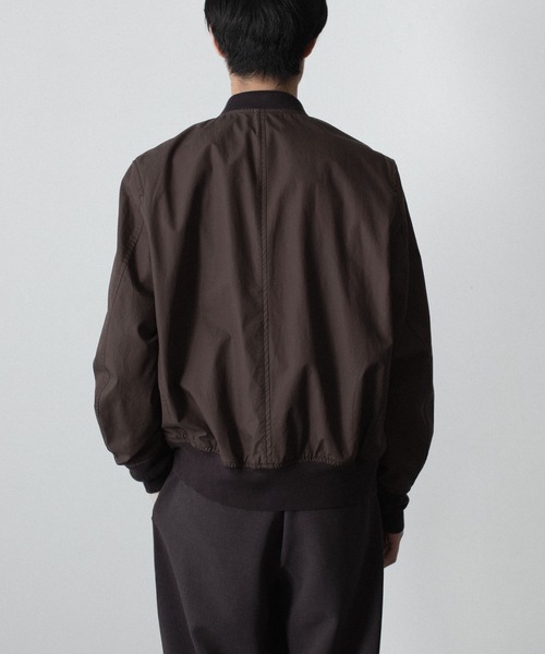 ATTACHMENT（アタッチメント）の「コットンウェザー MA-1 / CO WEATHER MA-1（MA-1・メンズ・ブラック/ダークブラウン/ライトグレー・3/2/1）」の22枚目の写真