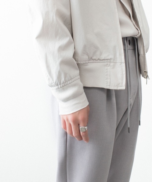 ATTACHMENT（アタッチメント）の「コットンウェザー MA-1 / CO WEATHER MA-1（MA-1・メンズ・ブラック/ダークブラウン/ライトグレー・3/2/1/4）」の8枚目の写真