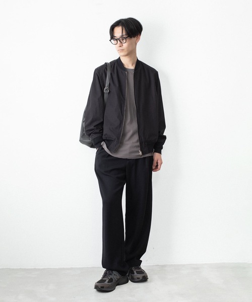 ATTACHMENT（アタッチメント）の「コットンウェザー MA-1 / CO WEATHER MA-1（MA-1・メンズ・ブラック/ダークブラウン/ライトグレー・3/2/1）」の7枚目の写真