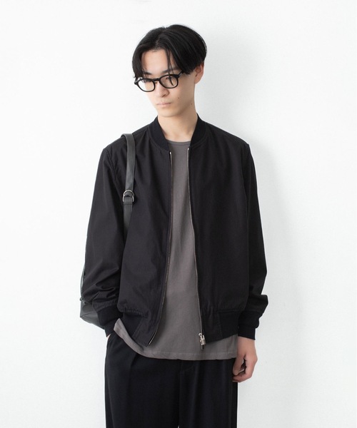 ATTACHMENT（アタッチメント）の「コットンウェザー MA-1 / CO WEATHER MA-1（MA-1・メンズ・ブラック/ダークブラウン/ライトグレー・3/2/1）」の8枚目の写真