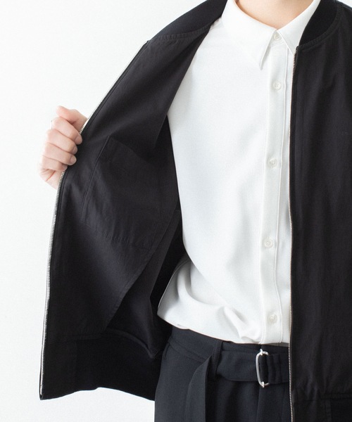 ATTACHMENT（アタッチメント）の「コットンウェザー MA-1 / CO WEATHER MA-1（MA-1・メンズ・ブラック/ダークブラウン/ライトグレー・3/2/1）」の5枚目の写真