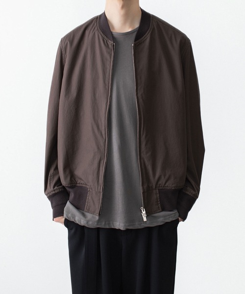 ATTACHMENT(アタッチメント)の「コットンウェザー MA-1 / CO WEATHER MA-1(MA-1・メンズ・ブラック/ダークブラウン/ライトグレー・3/2/1/4)」の12枚目の写真