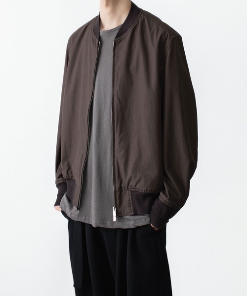 ATTACHMENT(アタッチメント)の「コットンウェザー MA-1 / CO WEATHER MA-1(MA-1・メンズ・ブラック/ダークブラウン/ライトグレー・3/2/1/4)」の13枚目の写真