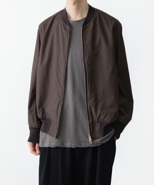 ATTACHMENT(アタッチメント)の「コットンウェザー MA-1 / CO WEATHER MA-1(MA-1・メンズ・ブラック/ダークブラウン/ライトグレー・3/2/1/4)」の14枚目の写真