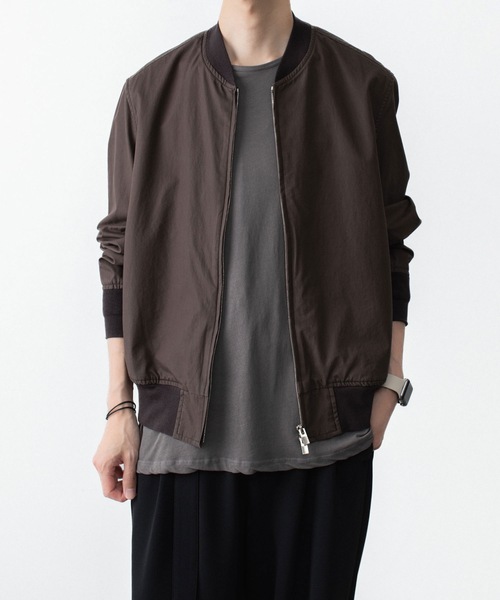 ATTACHMENT(アタッチメント)の「コットンウェザー MA-1 / CO WEATHER MA-1(MA-1・メンズ・ブラック/ダークブラウン/ライトグレー・3/2/1/4)」の15枚目の写真