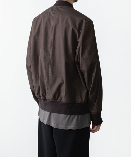 ATTACHMENT(アタッチメント)の「コットンウェザー MA-1 / CO WEATHER MA-1(MA-1・メンズ・ブラック/ダークブラウン/ライトグレー・3/2/1/4)」の17枚目の写真