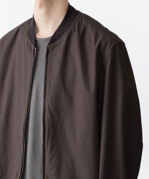 ATTACHMENT(アタッチメント)の「コットンウェザー MA-1 / CO WEATHER MA-1(MA-1・メンズ・ブラック/ダークブラウン/ライトグレー・3/2/1/4)」の19枚目の写真