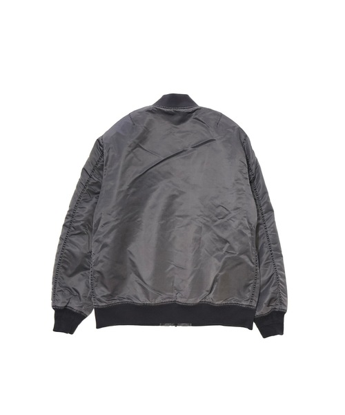 MMMM（エムエムエムエム）の「MMMM/ヴィンテージナイロンMA-1（MA-1・メンズ・ブラック/オリーブ・MEDIUM/LARGE/X-LARGE）」の3枚目の写真