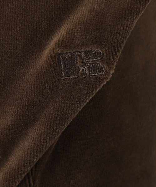 Russell Athletic（ラッセルアスレティック）の「RUSSEL ATHLETIC/ラッセルアスレチック SLOBE別注 ベロアパンツ（その他パンツ・レディース・ブラック/ブラウン・36/38）」の5枚目の写真