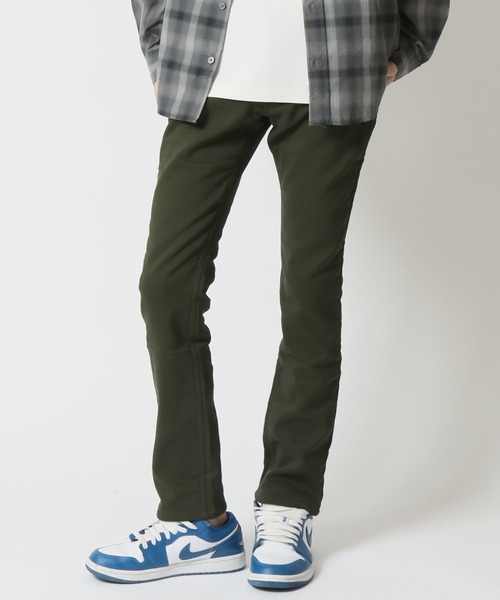 ARCADE（アーケード）の「裏地フリース ストレッチ 美脚スキニー 暖デニム & 暖チノパン（チノパンツ・メンズ・チャコール/ベージュ/ネイビー/ライトインディゴブルー/ノンウォッシュ/ブラック/カーキ・S/M/L/LL）」の5枚目の写真